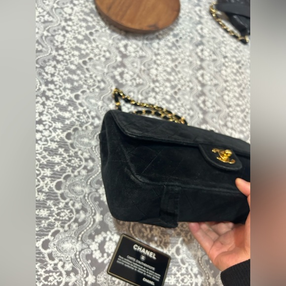 Chanel Vintage Suede CF Flap Bag - Picture 7 of 8